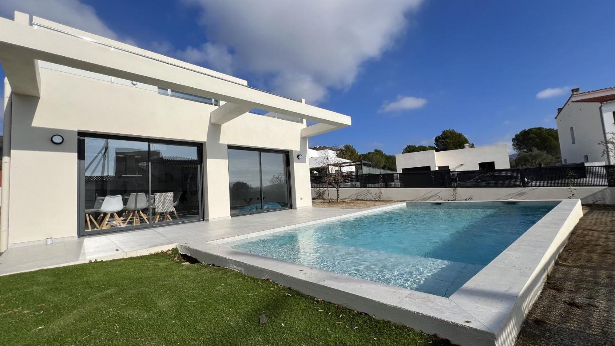 Villa Casa Moderna Roses Con Piscina Y Jardin Mas Bosca, Roses Palau-Saverdera Exterior foto