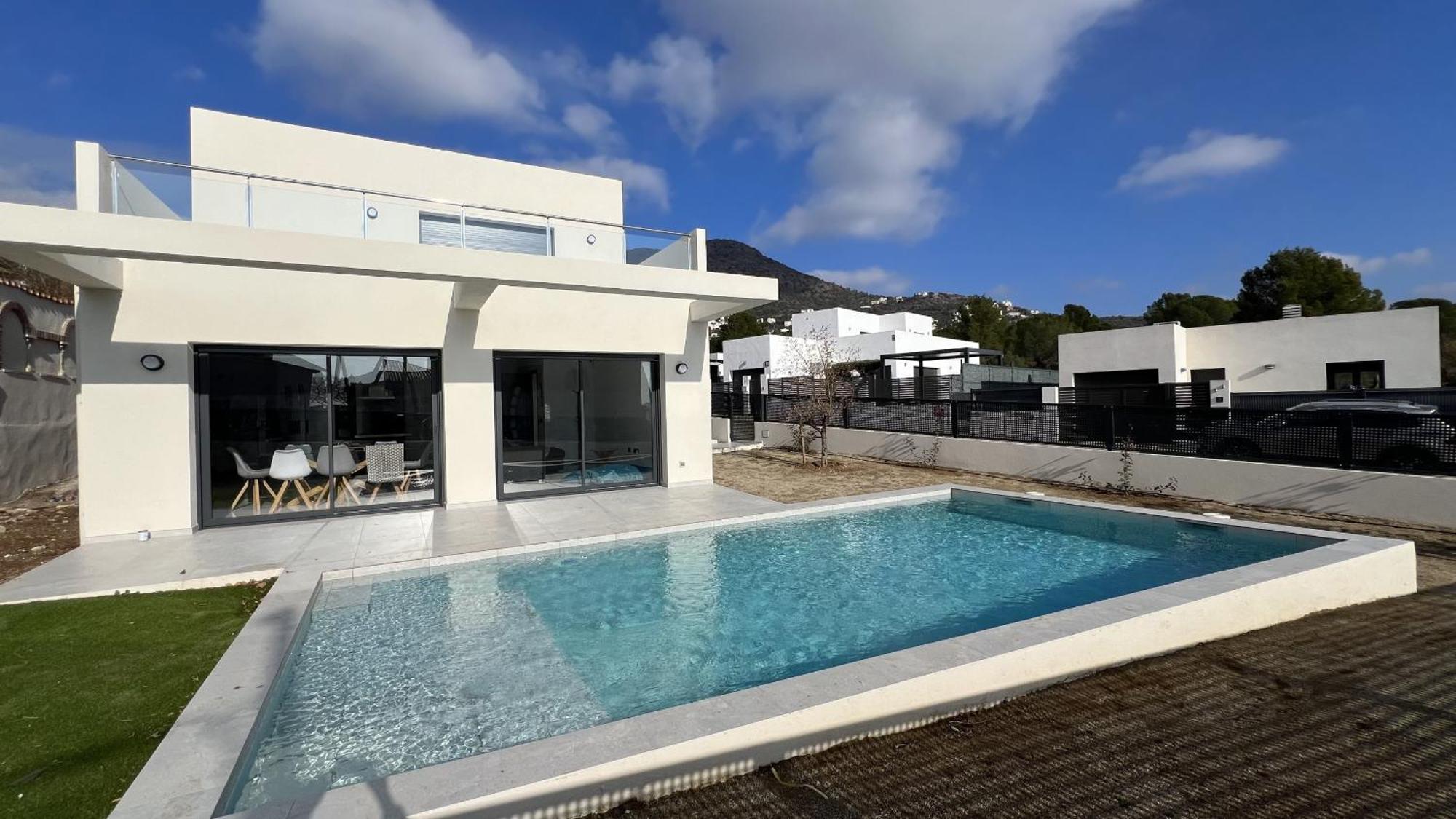 Villa Casa Moderna Roses Con Piscina Y Jardin Mas Bosca, Roses Palau-Saverdera Exterior foto