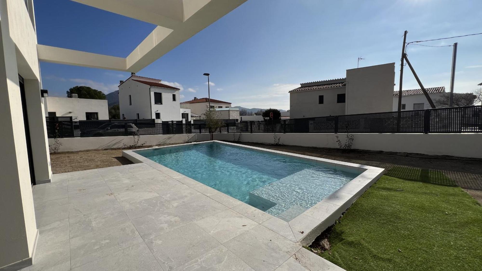 Villa Casa Moderna Roses Con Piscina Y Jardin Mas Bosca, Roses Palau-Saverdera Exterior foto